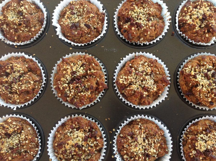 Sweet Potato and Ginger Protein Muffins